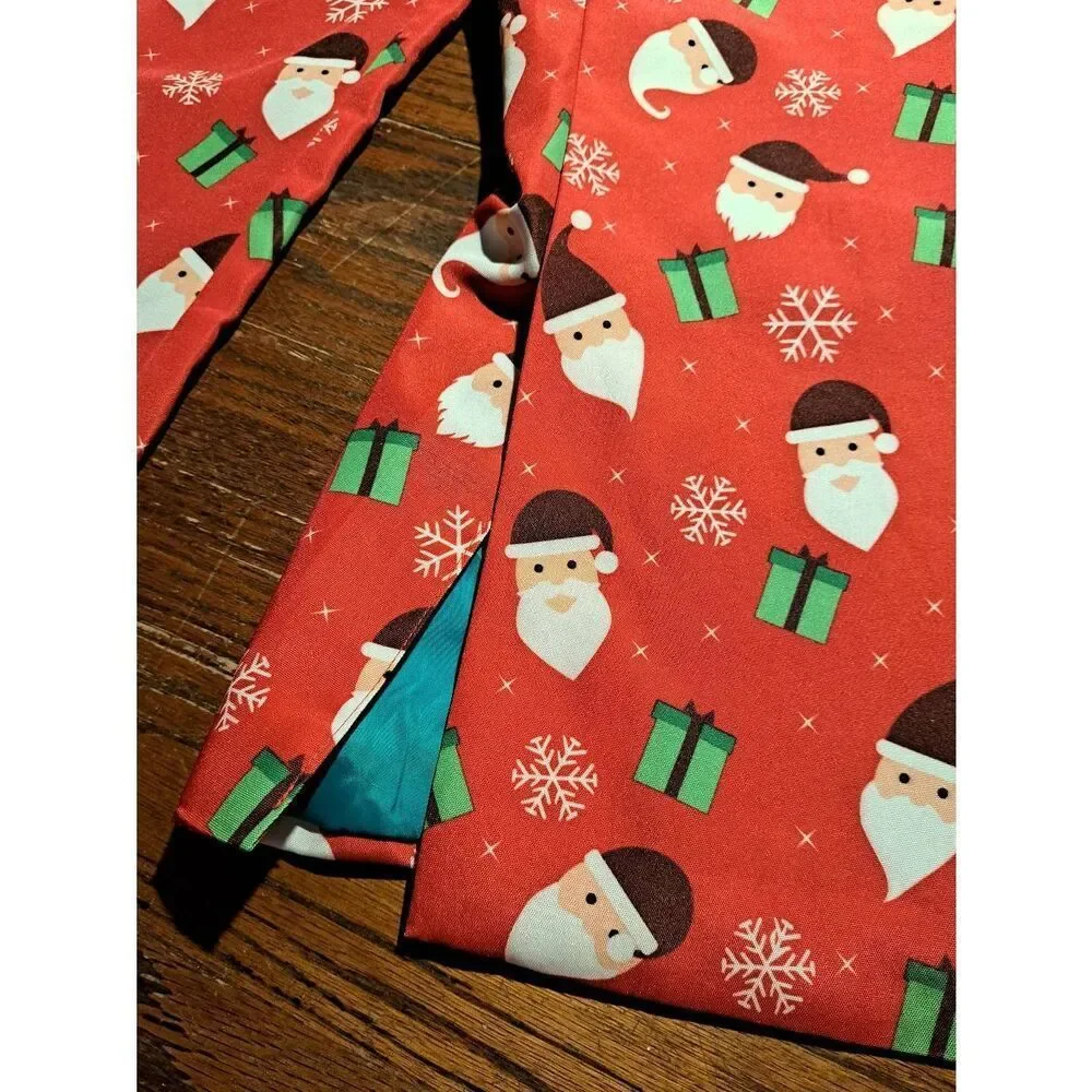 XL Suitmeister Red Santa Christmas Holiday Suit Red White Green 3 Piece Set